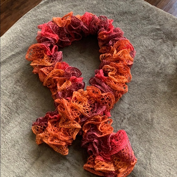 N/A Accessories - Fall colors handmade crochet scarf